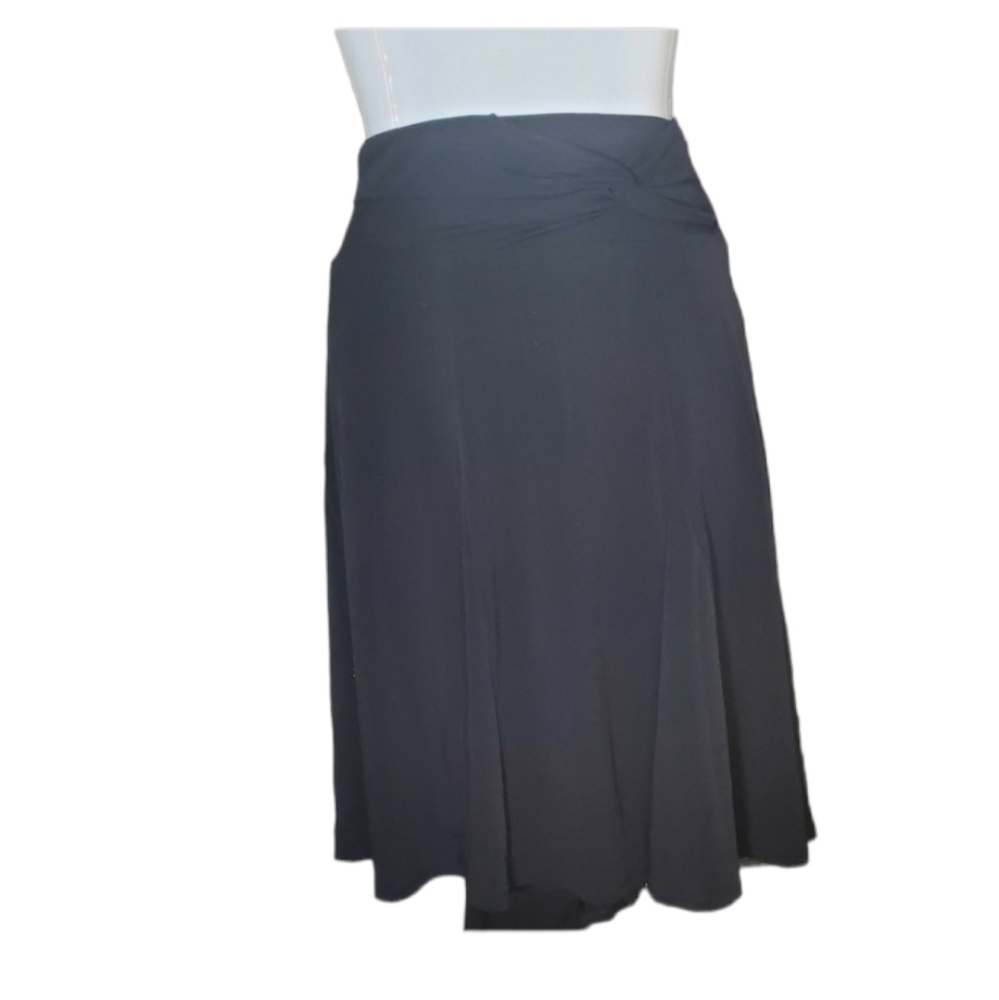 APT 9 Petite Black Flowy Skirt PXL
